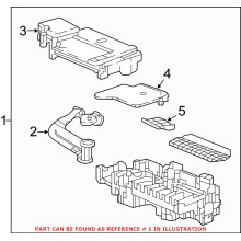 Genuine Chevrolet 39023242 - Fuse Box